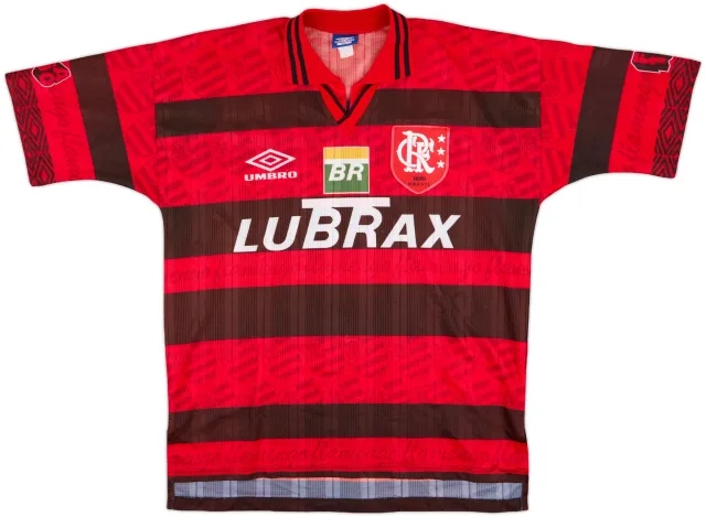 Umbro Flamengo Mens SS Home Shirt 1996/97