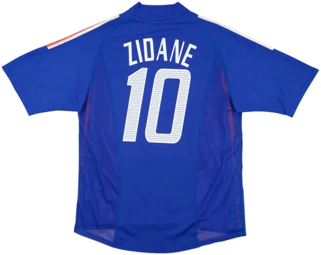 adidas France Mens SS Player Issue Home Shirt 2002