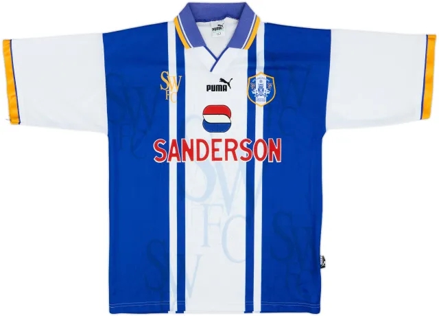 1995-97 Sheffield Wednesday Home Shirt - 8/10 - (L)
