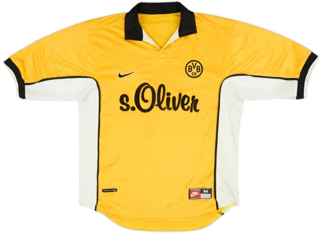 Nike Borussia Dortmund Mens SS Home Shirt 1998/00