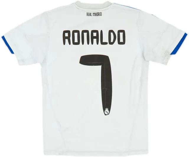 2010-11 Real Madrid Home Shirt Ronaldo #7 - 4/10 - (L.Boys)