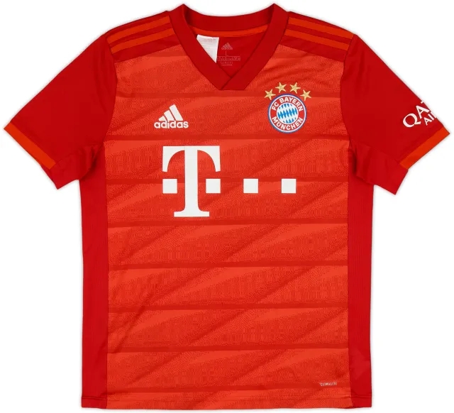 adidas Bayern Munich Boys SS Home Shirt 2019/20