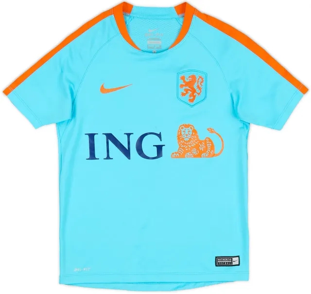 Nike Netherlands Boys SS Home Shirt 2016