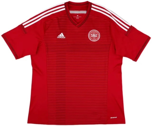 adidas Denmark Mens SS Home Shirt 2014