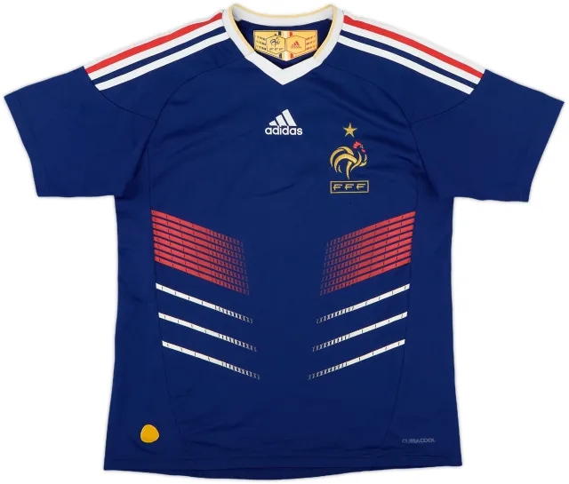 adidas France Boys SS Home Shirt 2009