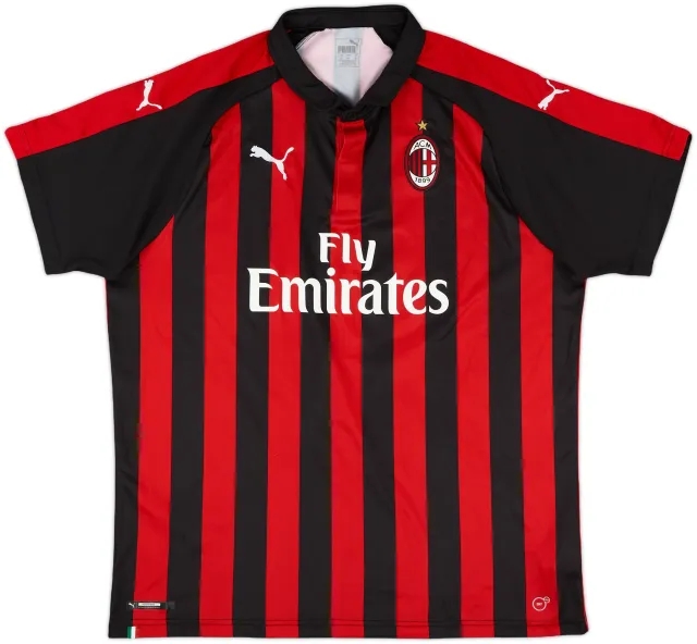 2018-19 AC Milan Home Shirt - 9/10 - (XXL)