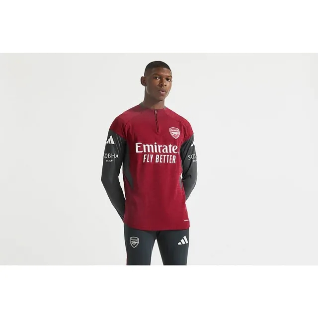 Arsenal adidas 25/26 European Pro Training Top, Burgundy