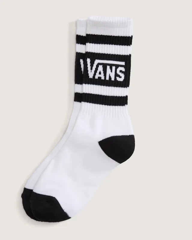 Vans - Kids Vans Drop V Crew Socks (1 Pair), Black