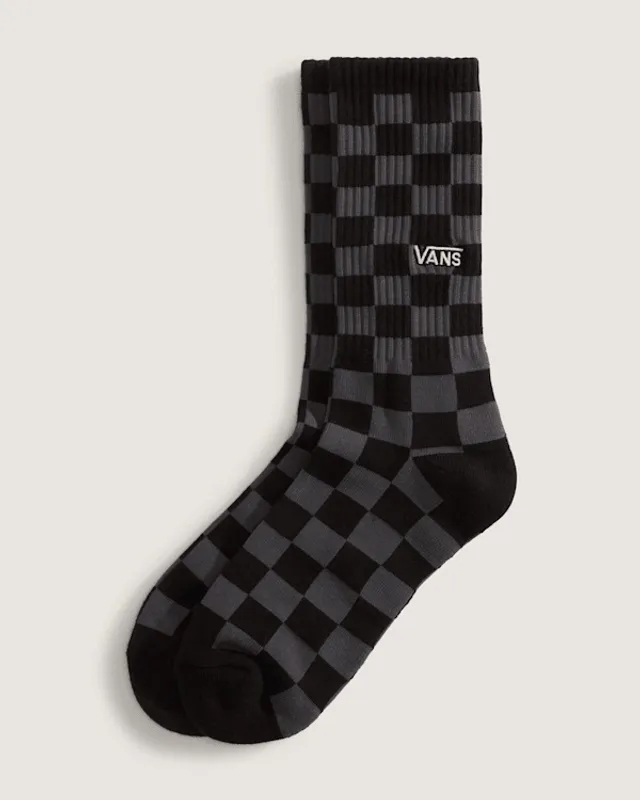 Vans - Checkerboard Crew Socks (1 Pair), Man, Grey