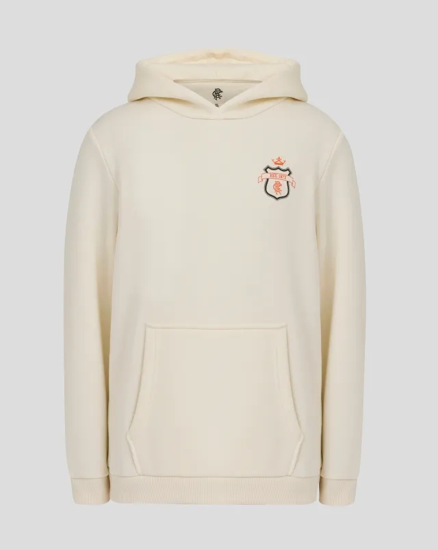 Castore Rangers Junior 25/26 Contemporary Hoodie - Egret