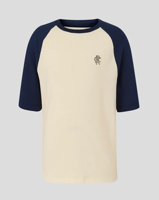 Castore Rangers Junior 25/26 Contemporary Raglan Tee - Black