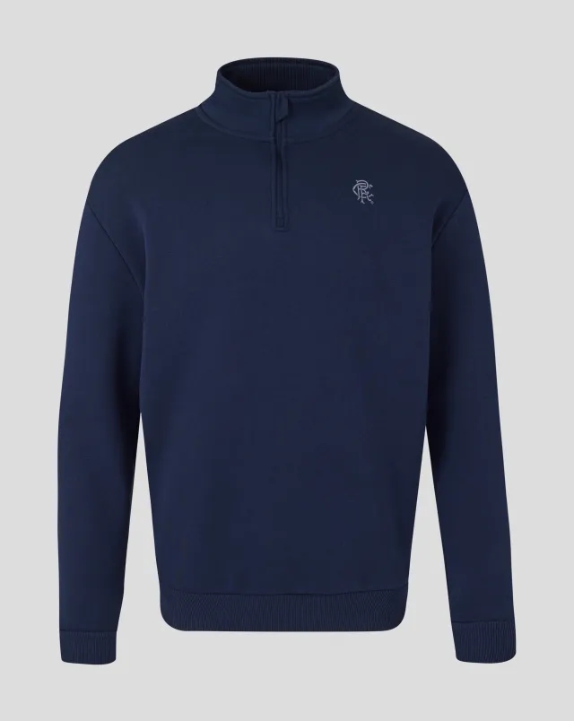 Castore Rangers Unisex 25/26 Contemporary Quarter Zip - Black