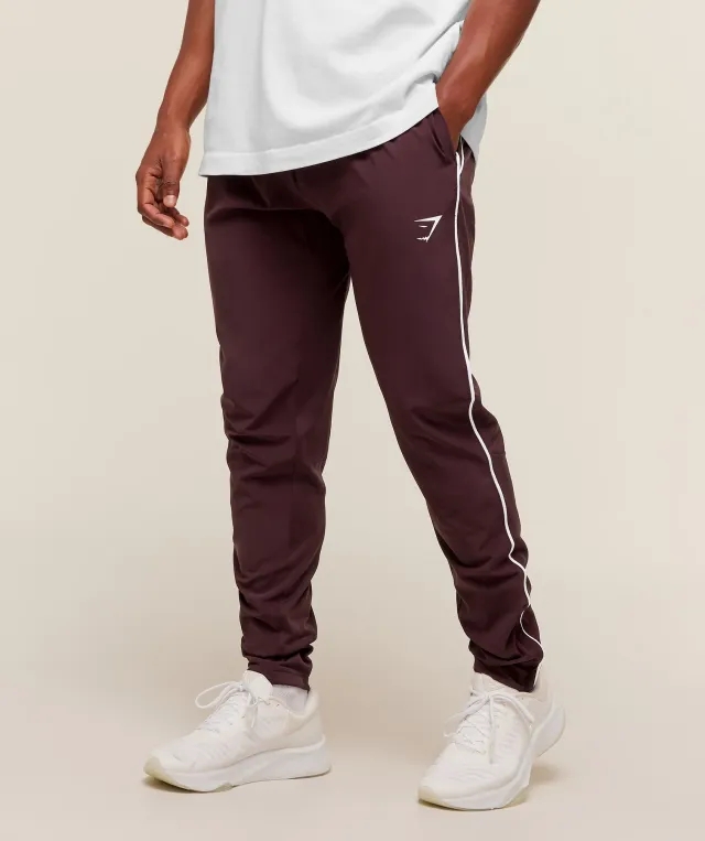  Arrival Woven Block Joggers - Cherry Purple