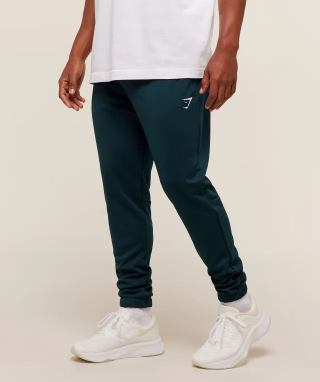  Arrival Knit Block Joggers - Deep Petrol Blue