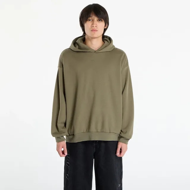 Sweatshirt Adidas Basketball Fleece Hoodie Unisex Olive Strata L