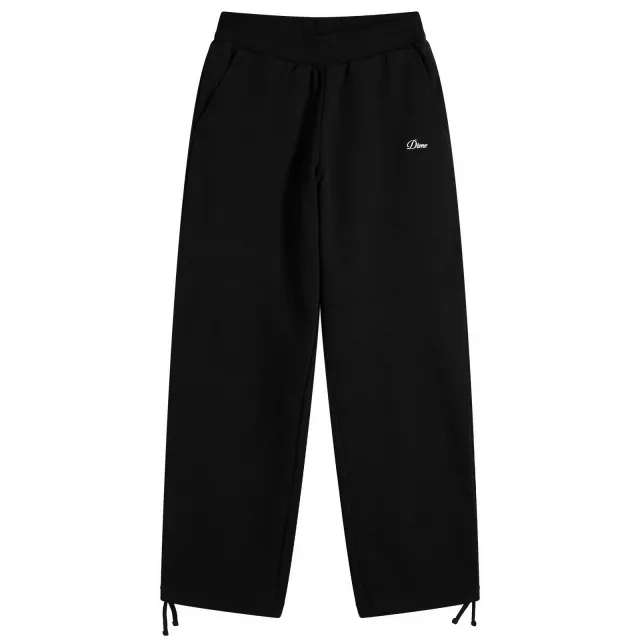 Dime Women's Cursive Small Logo Sweatpants Black