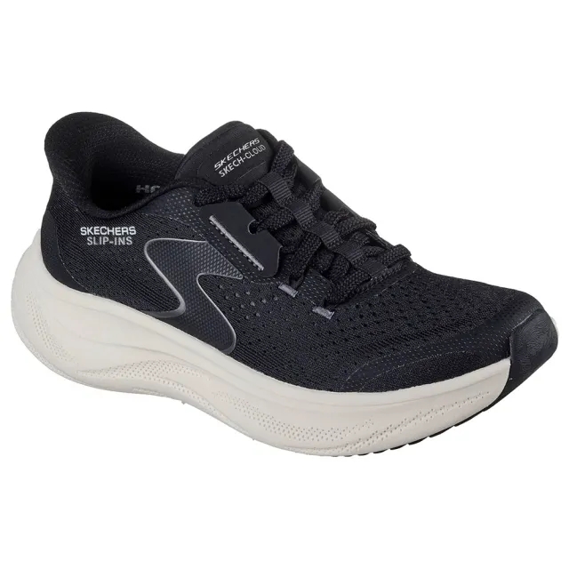 Skechers Women's Slip-ins: Skech Cloud - Plush Horizon Sneaker in Black/White