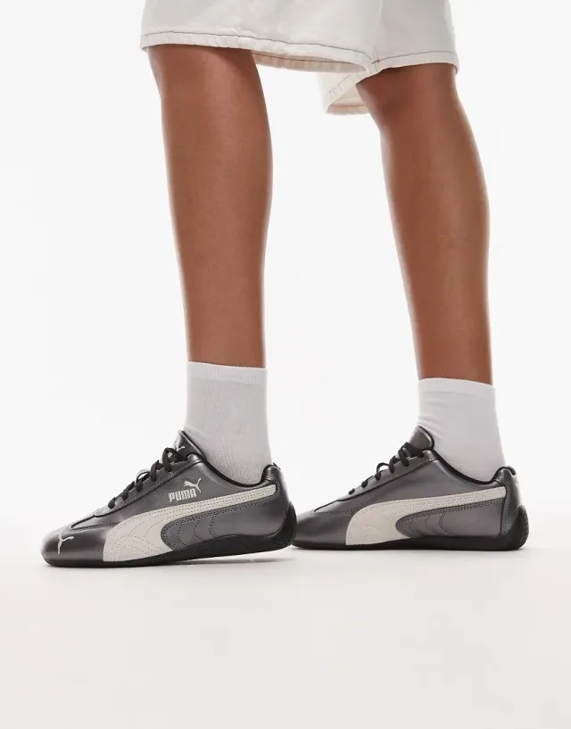 Puma Speedcat Unisex Trainers In Metallic Black