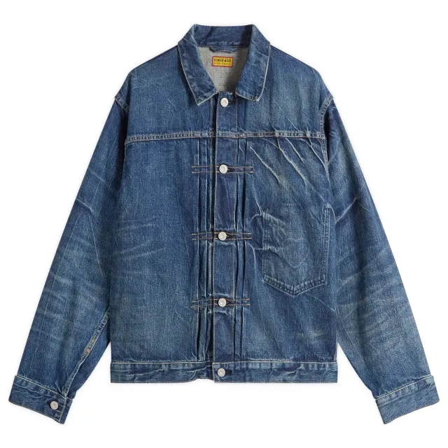 Human Made Men's Future Denim Work Jacket Indigo