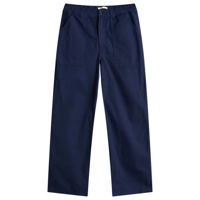 Norse Projects Men's Ragnar Relaxed Cotton Ripstop Pant Workwear Blue