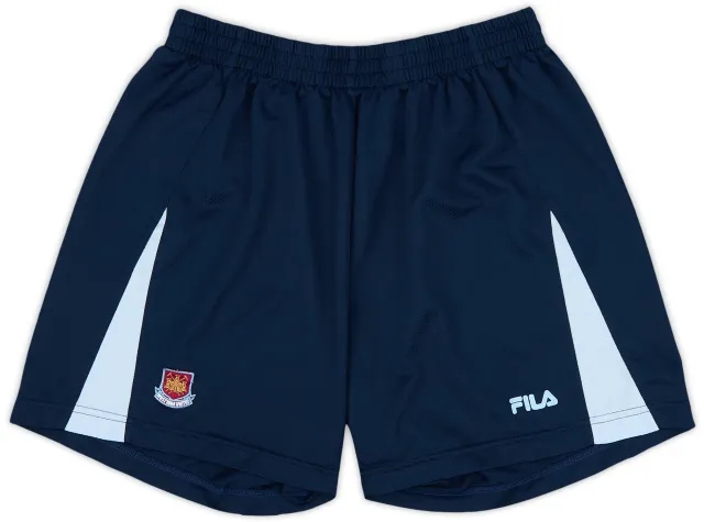 2001-03 West Ham Fila Training Shorts - 9/10 - (M)
