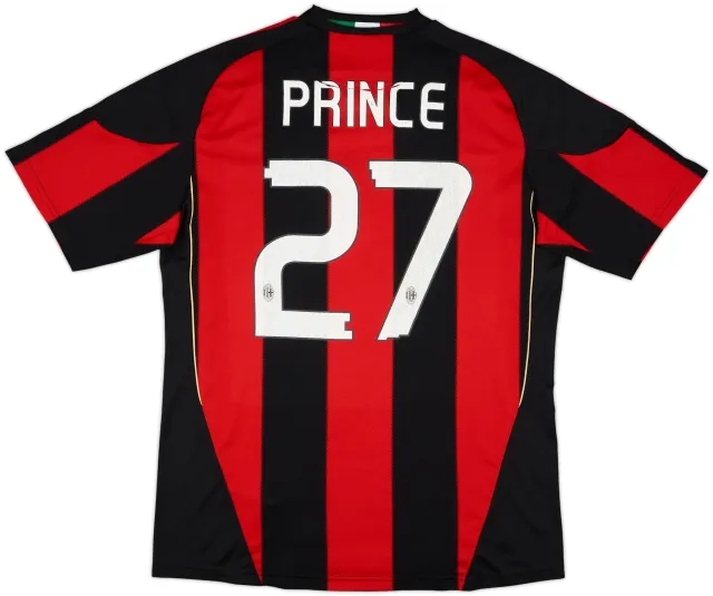 2010-11 AC Milan Home Shirt Prince #27 - 6/10 - (L)