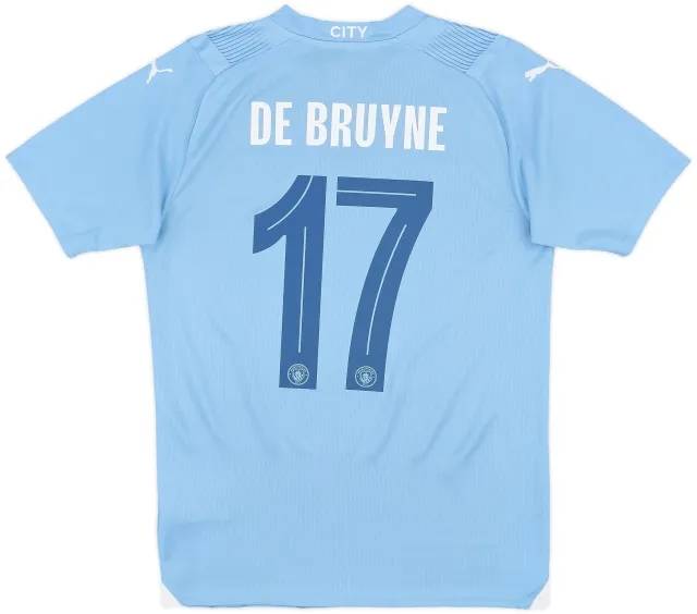 2023-24 Manchester City Home Shirt De Bruyne #17 - 10/10 - (S)