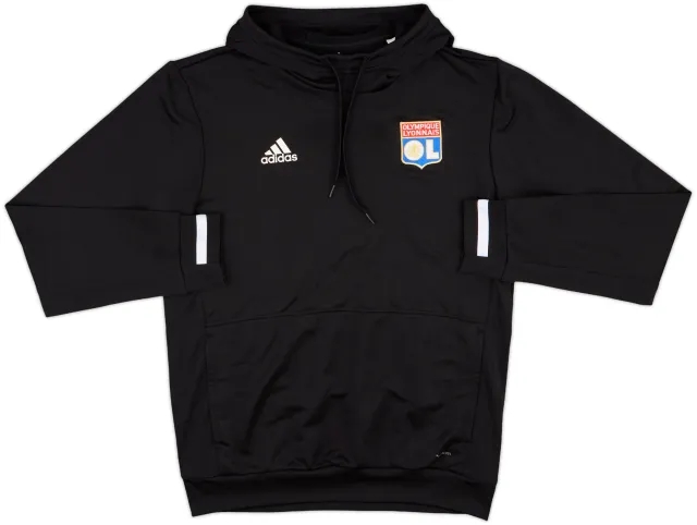 2018-19 Lyon adidas Hooded Top - 9/10 - (M)