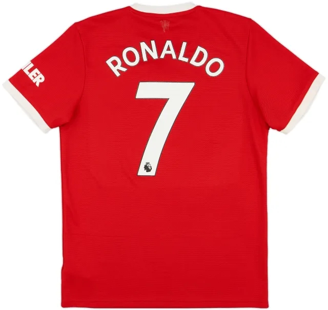 2021-22 Manchester United Home Shirt Ronaldo #7 - 7/10 - (M)