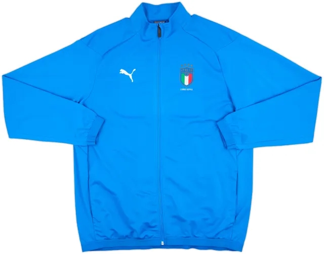 2018-19 Italy Puma Track Jacket - 8/10 - (XXL)