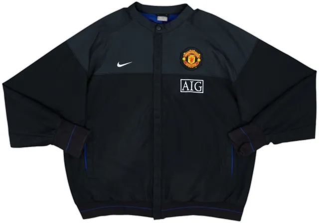 2008-09 Manchester United Nike Track Jacket - 8/10 - (XL)