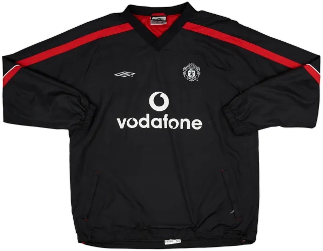 2000-01 Manchester United Umbro Drill Top - 6/10 - (L)