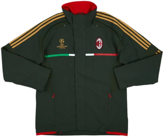 2011-12 AC Milan adidas CL Track Jacket - 9/10 - (L/XL)
