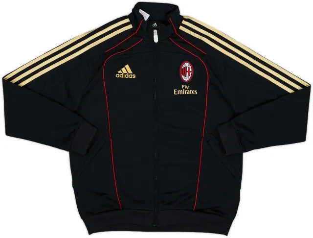 2010-11 AC Milan adidas Track Jacket - 9/10 - (L.Boys)