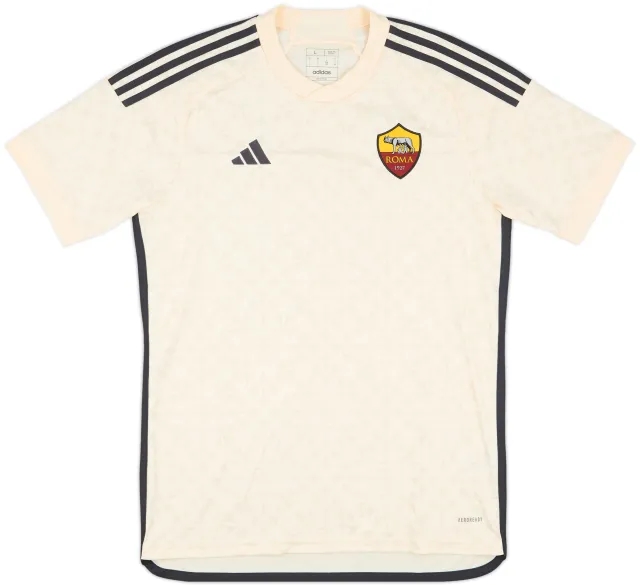 2023-24 Roma Away Shirt - 9/10 - (L)