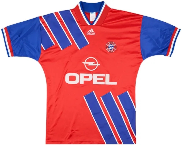 adidas Bayern Munich Mens SS Home Shirt 1993/95