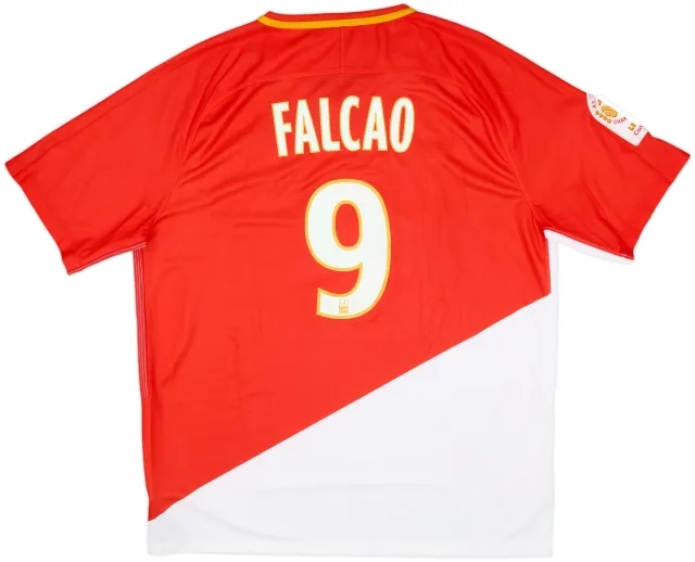 2017-18 Monaco Home Shirt Falcao #9 (XL)