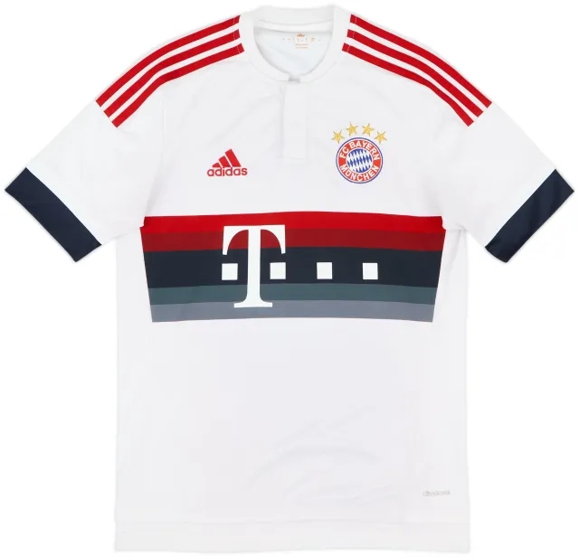 adidas Bayern Munich Mens SS Away Shirt 2015/16