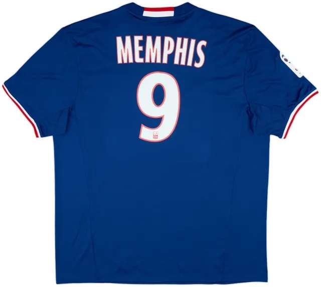 2016-17 Lyon Away Shirt Memphis #9 (XL)