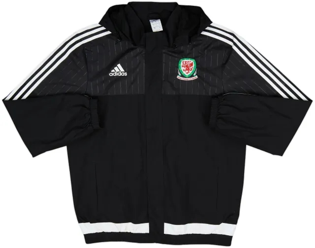 2015-16 Wales adidas Hooded Track Jacket - 6/10 - (L)