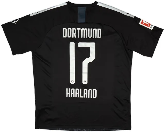 2019-20 Borussia Dortmund Away Shirt Haaland #17 (XL)