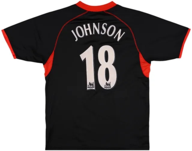 2003-04 Fulham Away Shirt Johnson #18 - 8/10 - (M)