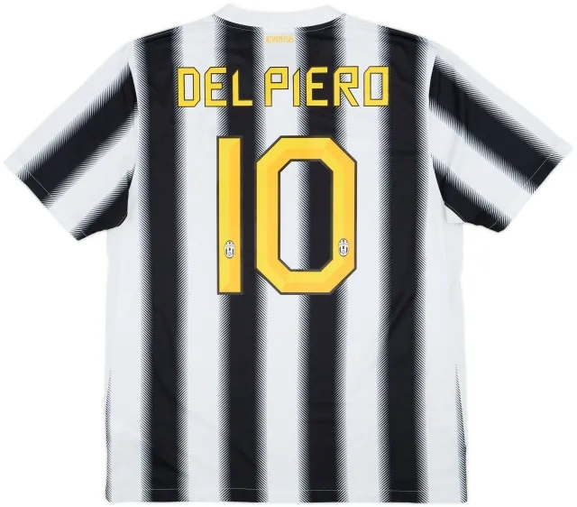 2011-12 Juventus Home Shirt Del Piero #10 - 8/10 - (L)