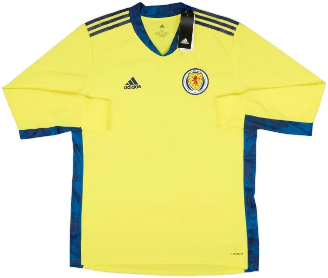 adidas Scotland Mens LS Goalkeeper Home Shirt 2020