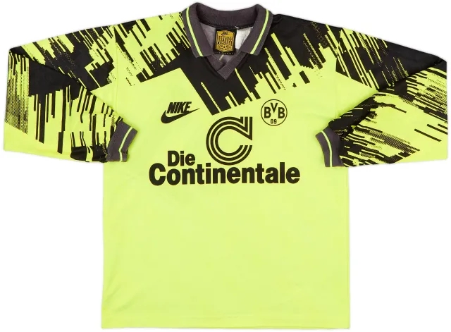 Nike Borussia Dortmund Boys LS Home Shirt 1993/94