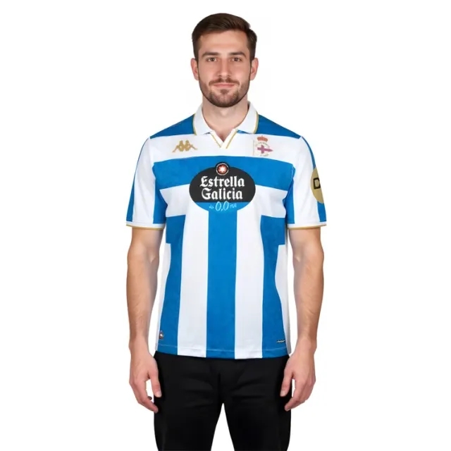 Deportivo De La Coruña Home Shirt 2025/26 - ['Blue', 'White']