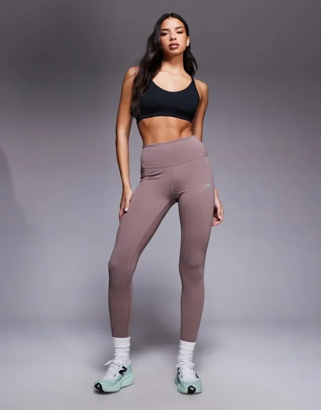Pants New Balance Nb Harmony High Rise Legging 27" Earth Shadow M