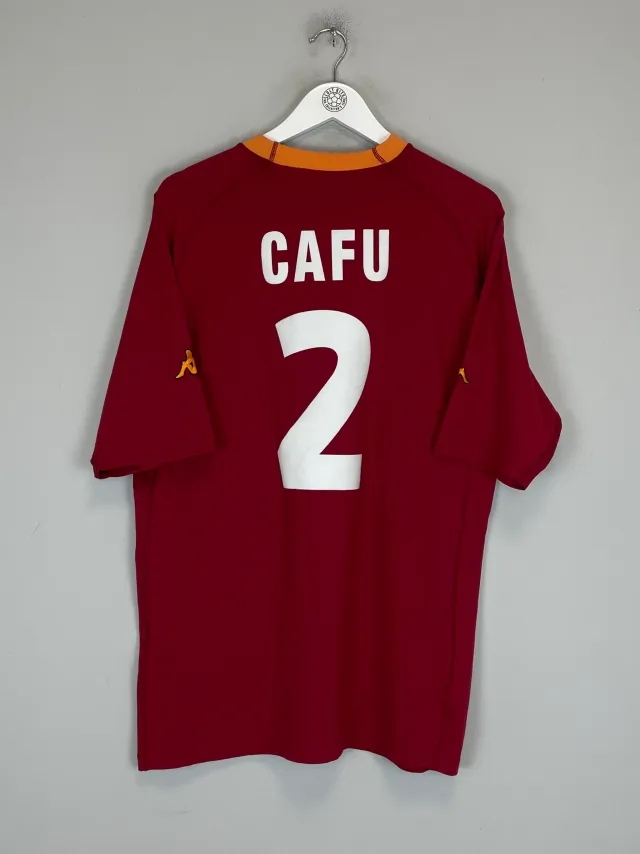 2000/01 ROMA CAFU #2 HOME SHIRT (XXL) KAPPA, Cult Kits