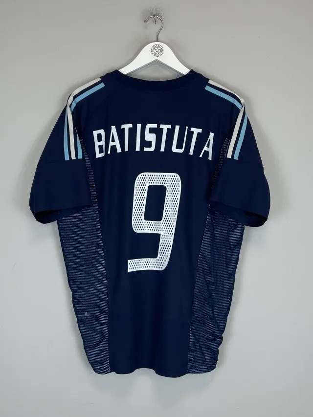 2002/03 ARGENTINA BATISTUTA #9 AWAY SHIRT (XL) ADIDAS, Cult Kits