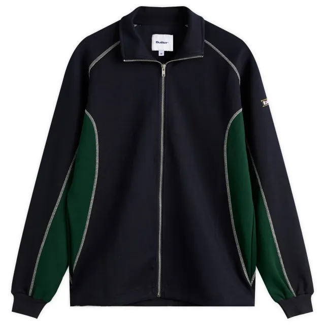 Butter Goods Men's Warped Track Jacket Navy